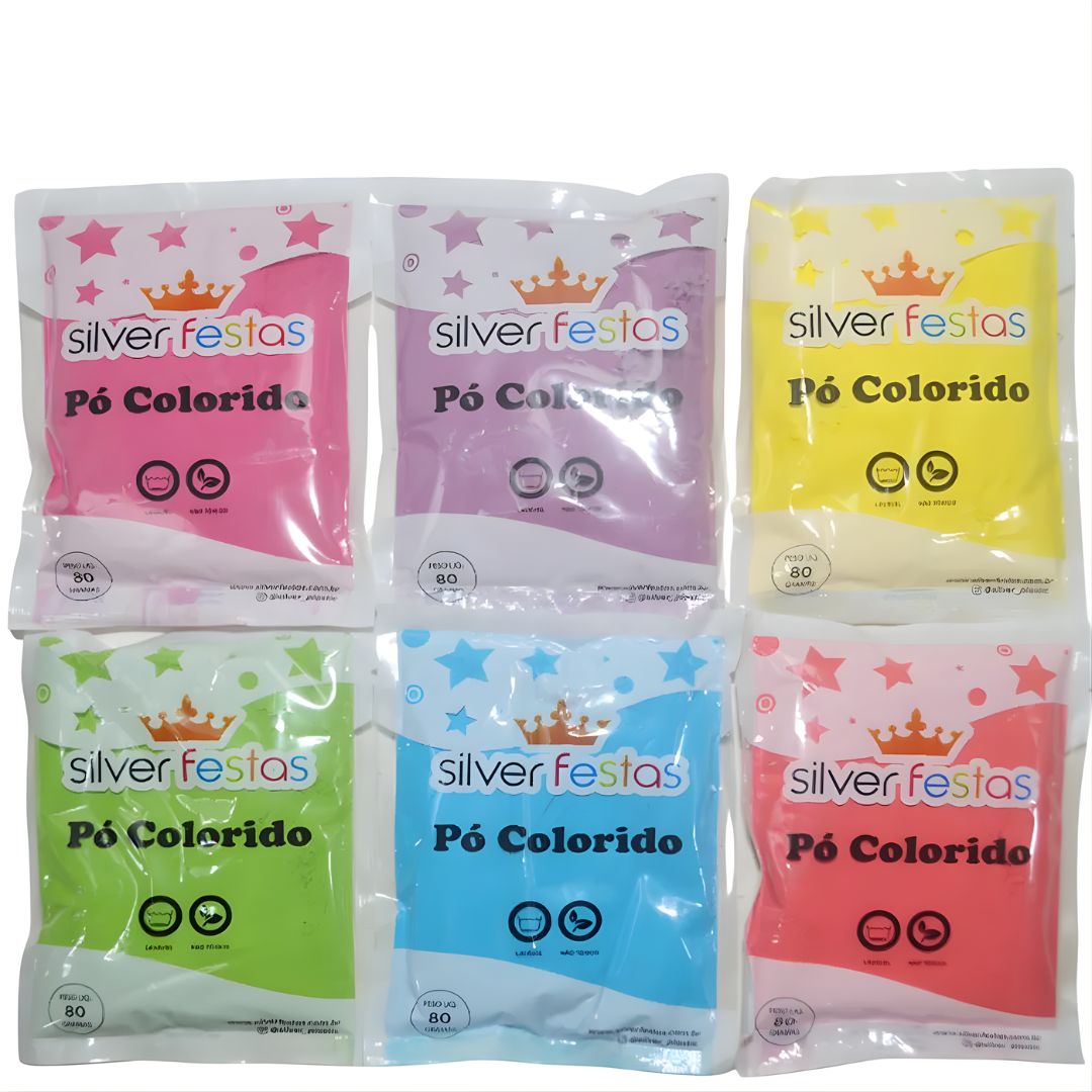 Pó colorido para festa - Imagem 2