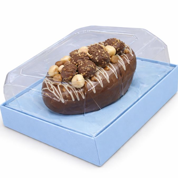 Caixa para Ovo de Páscoa com Tampa Transparente – até 350g - Imagem 3