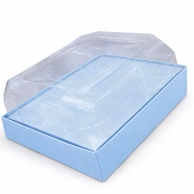 Caixa para Ovo de Páscoa com Tampa Transparente – até 350g - Imagem 2