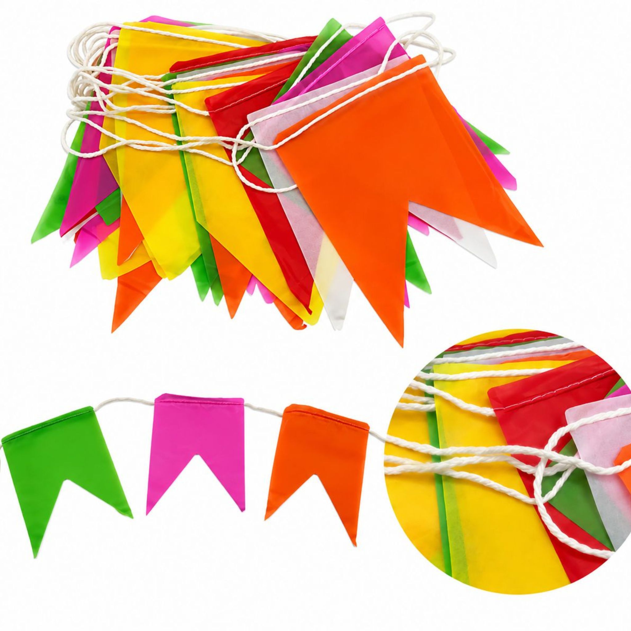 Bandeirinha Decorativa Festa Junina Colorida - Imagem 2